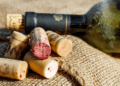How are corks made for wine?
